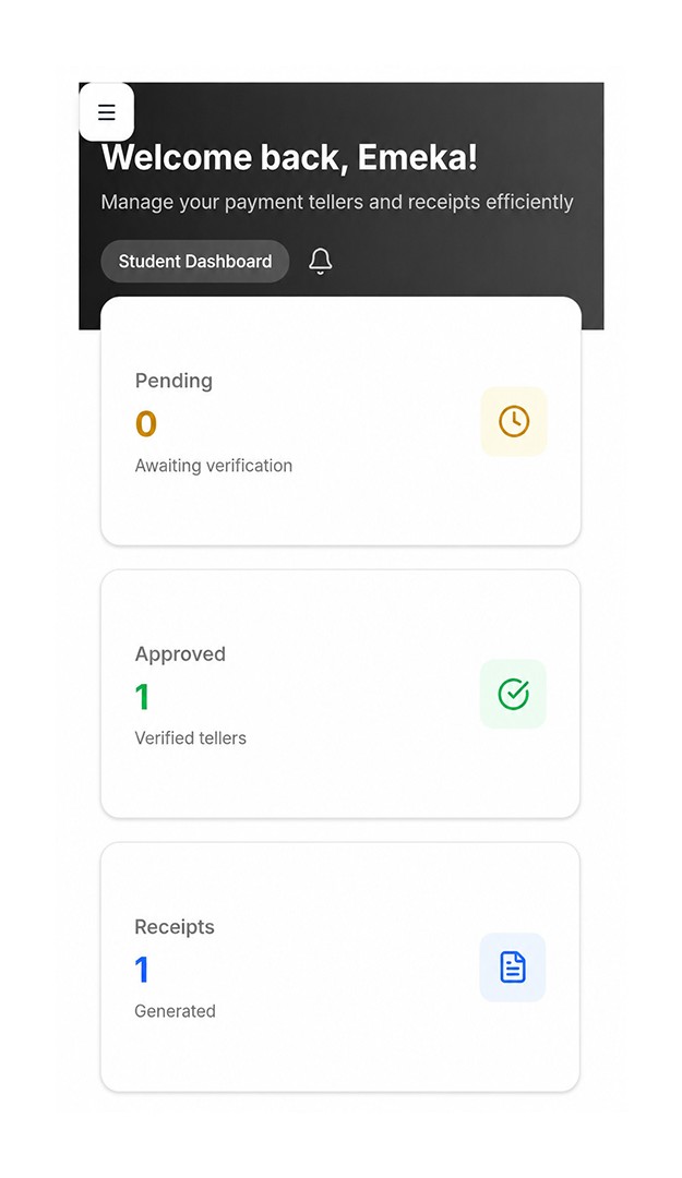 Go Verify Mobile Dashboard